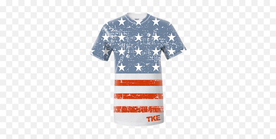 Fraternity American Flag Shirt - Active Shirt Png,Distressed American Flag Png