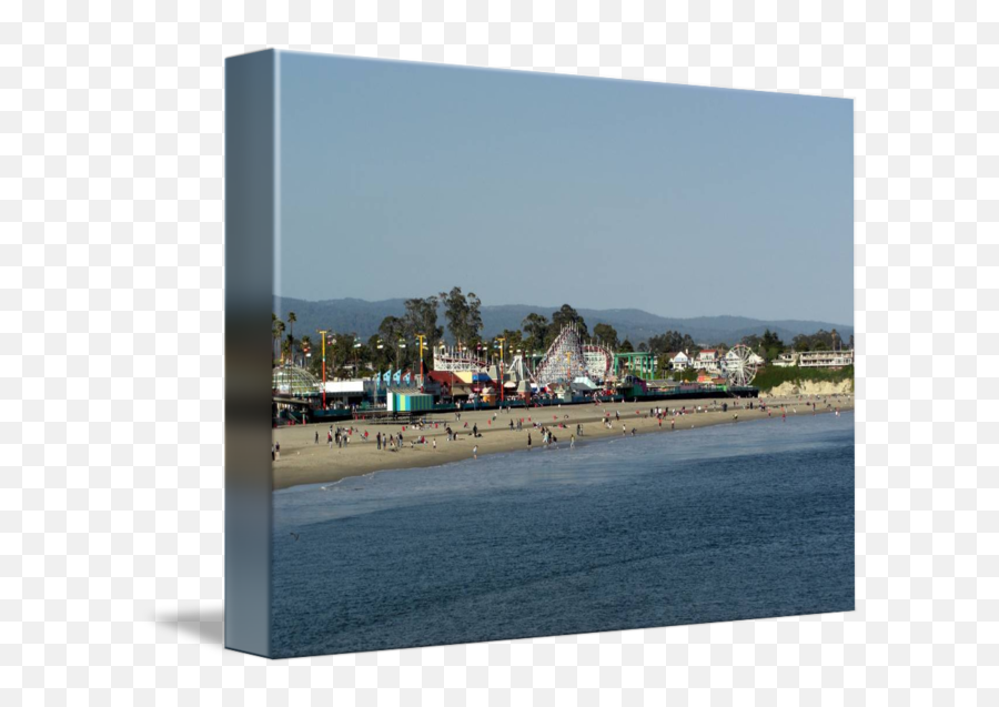 From The Boardwalk In Santa Cruz Ca By Jeff Brennan - Santa Cruz Beach Boardwalk Png,Boardwalk Png