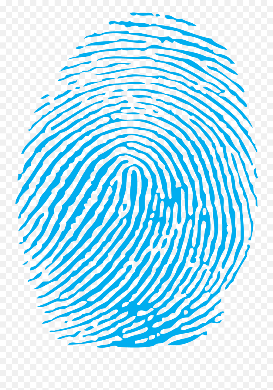 Fingerprint Colour Transparent Png - Fingerprint Scan Png,Thumbprint Png
