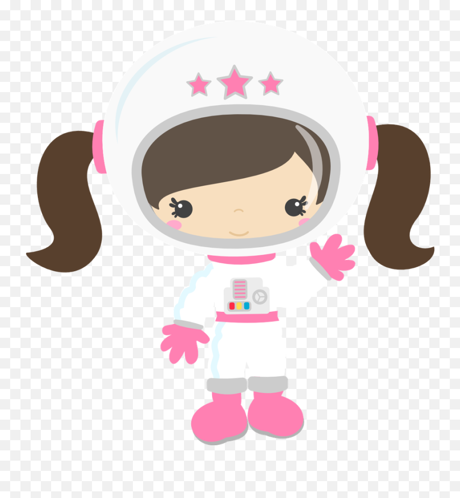 Download Clipart Girl Astronaut - Niña Astronauta Full Astronaut Girl Png,Astronaut Clipart Png