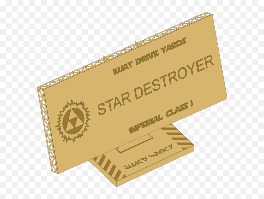 Label Star Destroyer - Greenstrawberrymost Realistic Scifi Label Png,Star Destroyer Png