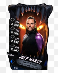 Jeff Hardy - Wwe Supercard Season 3 Debut Wwe Supercard Wwe Supercard Beast Cards Png,Jeff Hardy Png