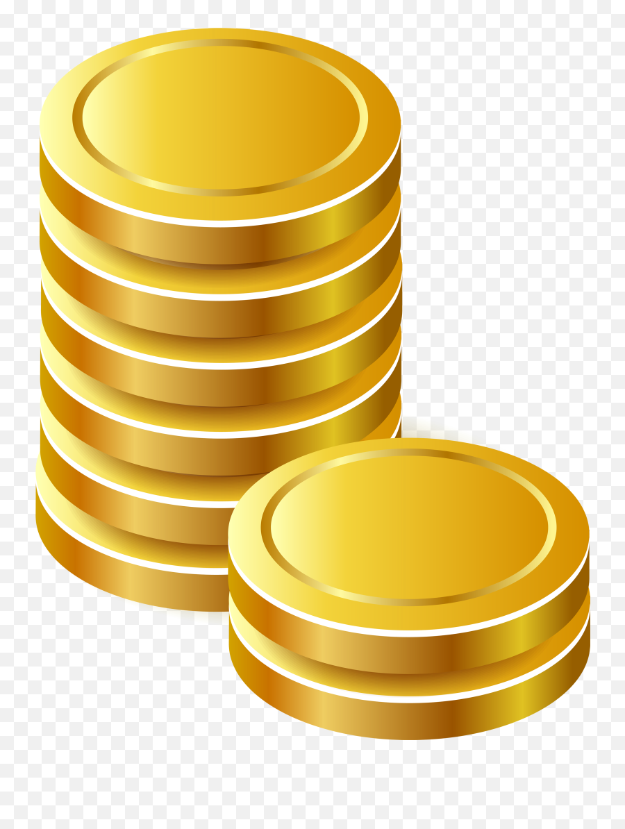 Gold Coins Clipart Png - Clipart Gold Coins Png,Coin Transparent