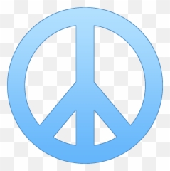 Peace Symbols - Peace Sign Template Png Download 16001600 Peace Sign Png Blue,Peace Sign Transparent Background