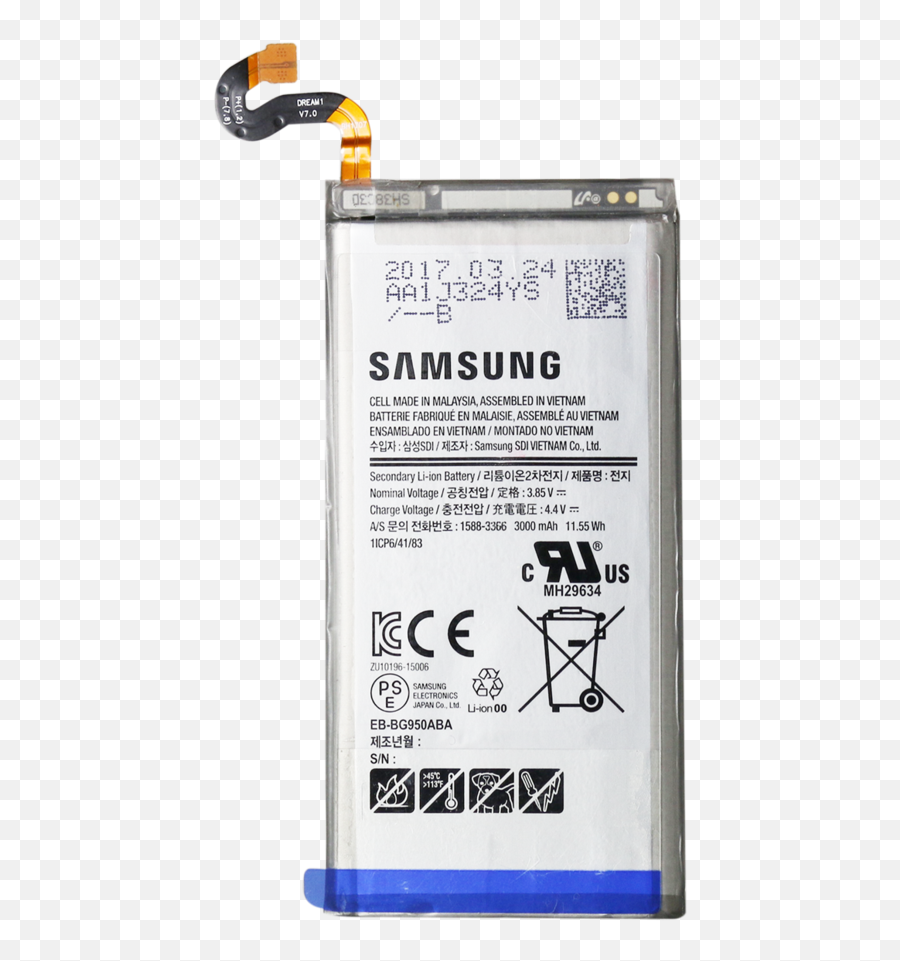 Genuine Samsung Galaxy S8 Battery - Samsung S8 Battery Png,Samsung S8 Png