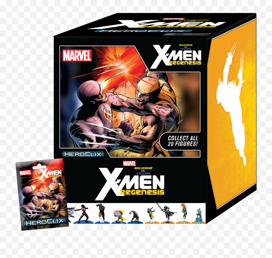 Marvel Heroclix Wolverine Vs Cyclops X - Men Regenesis Heroclix Regenesis Png,Wolverine Transparent