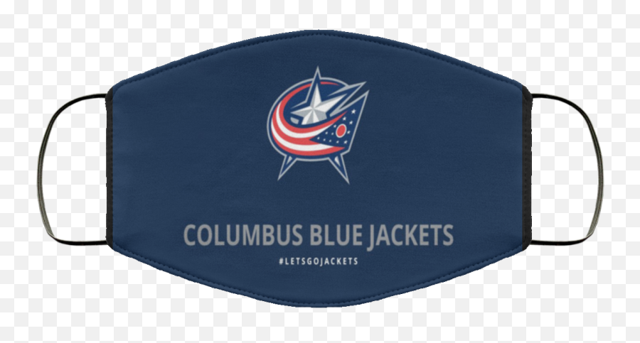 Columbus Blue Jackets Logo Cloth Face Mask - Funny Dragon Face Mask Png,Columbus Blue Jackets Logo Png