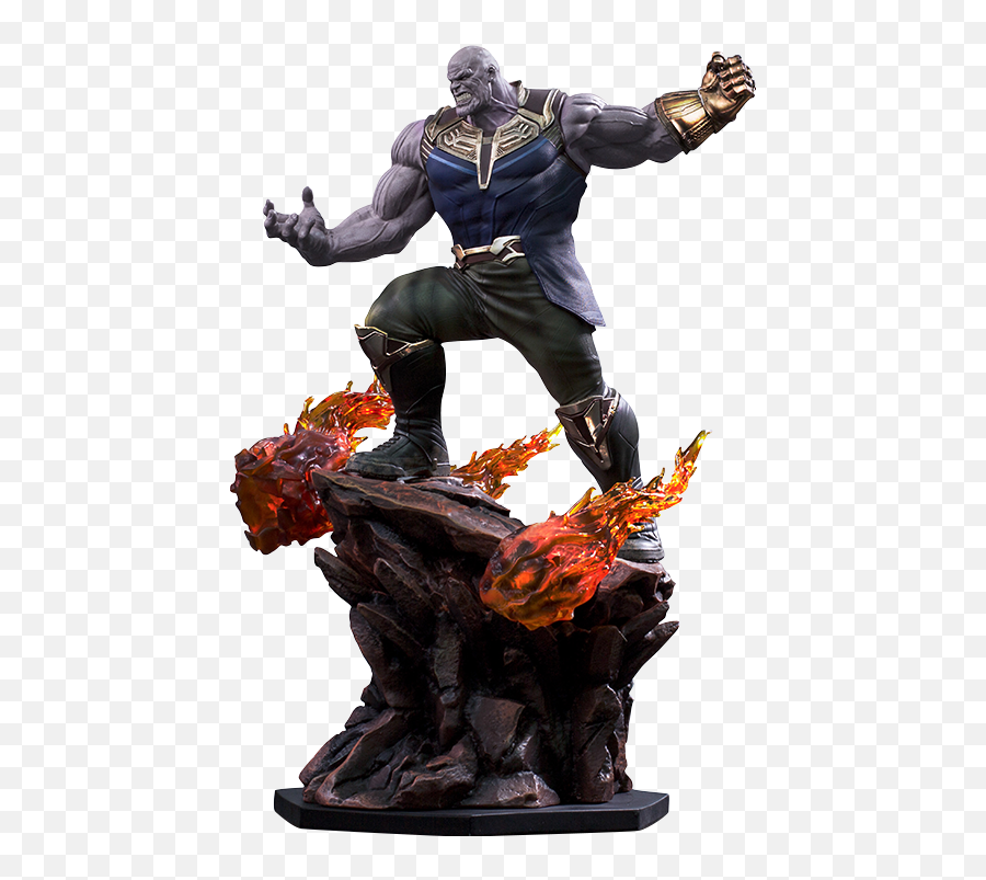 Marvel Thanos Statue - Thanos 1 10 Iron Studios Png,Thanos Head Png