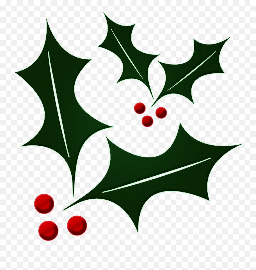 Holly Leaf Png - Christmas,Christmas Leaves Png