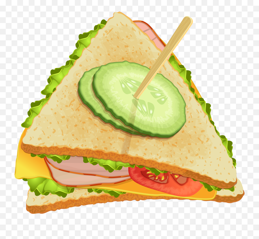 Triangle Sandwich Png Clipart - Sandwich Png Clipart,Sandwich Transparent