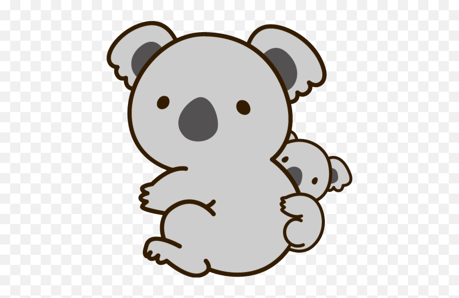 Kawaii Koala Png Pic - Teddy Bear Face Drawing,Koala Bear Png