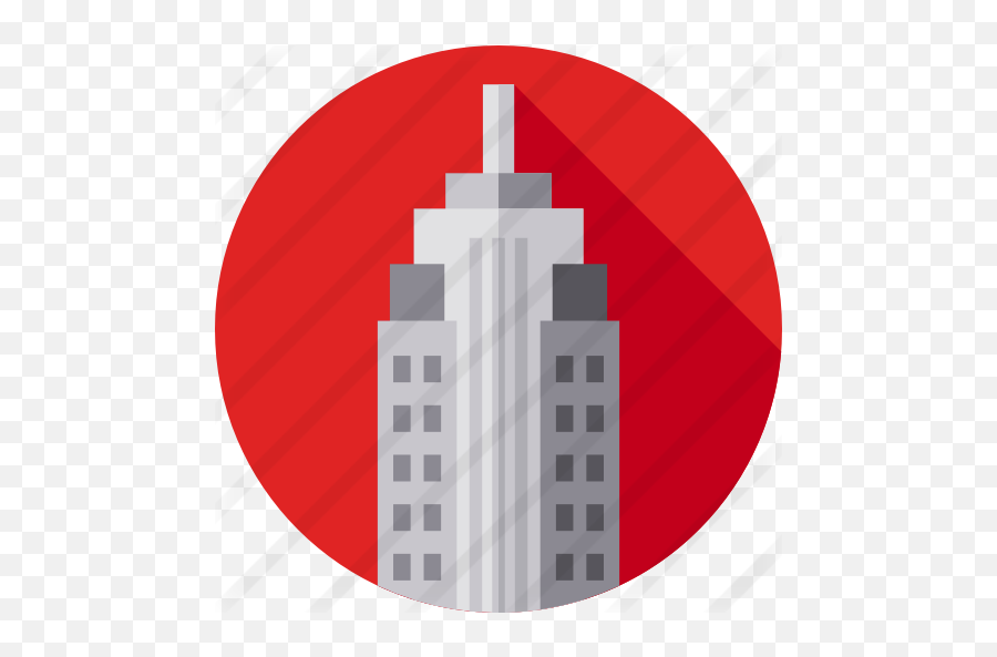 Empire State Building - Free Monuments Icons Icon Png Of Red Building,Empire State Building Png