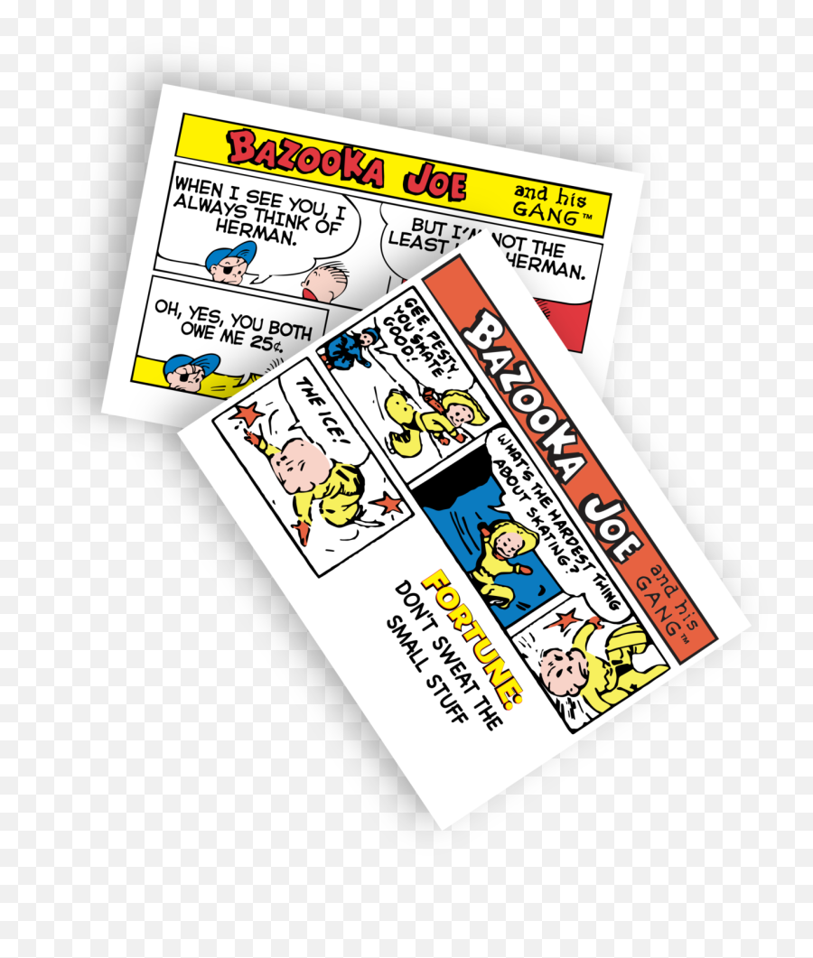 You Can Buy A Bazooka Bubble Gum Pack That Looks Just Like - Bazooka Joe Gum Wrapper Png,Bazooka Png