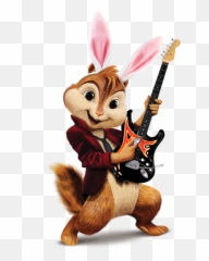 Alvin The Chip - Alvin And The Chipmunk With Guitar Png,Alvin And The Chipmunks Png