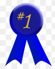 No - First Place Blue Ribbon Png,Blue Ribbon Png