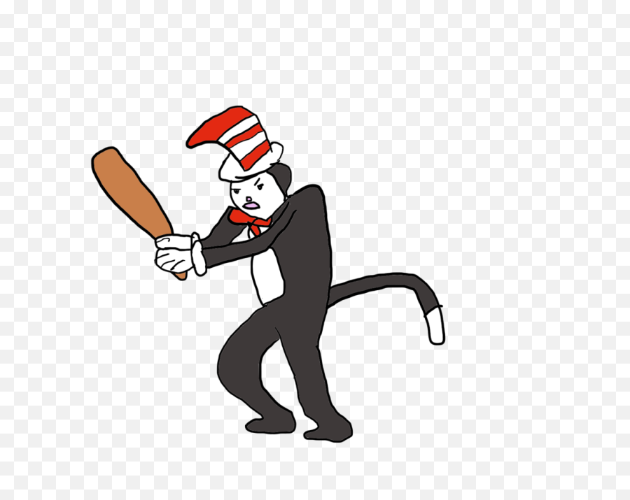 Cat In The Hat Bat Png Banner Free