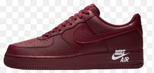 Nike Air Force 1 Stamp Logo Red - Max png