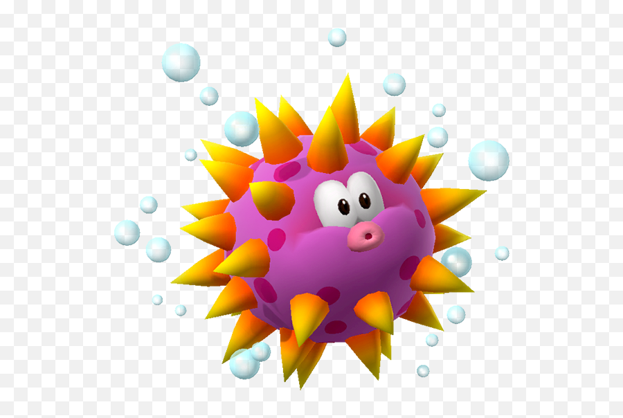 Big Urchin - New Super Mario Bros Wii Urchin Png,Sea Urchin Png