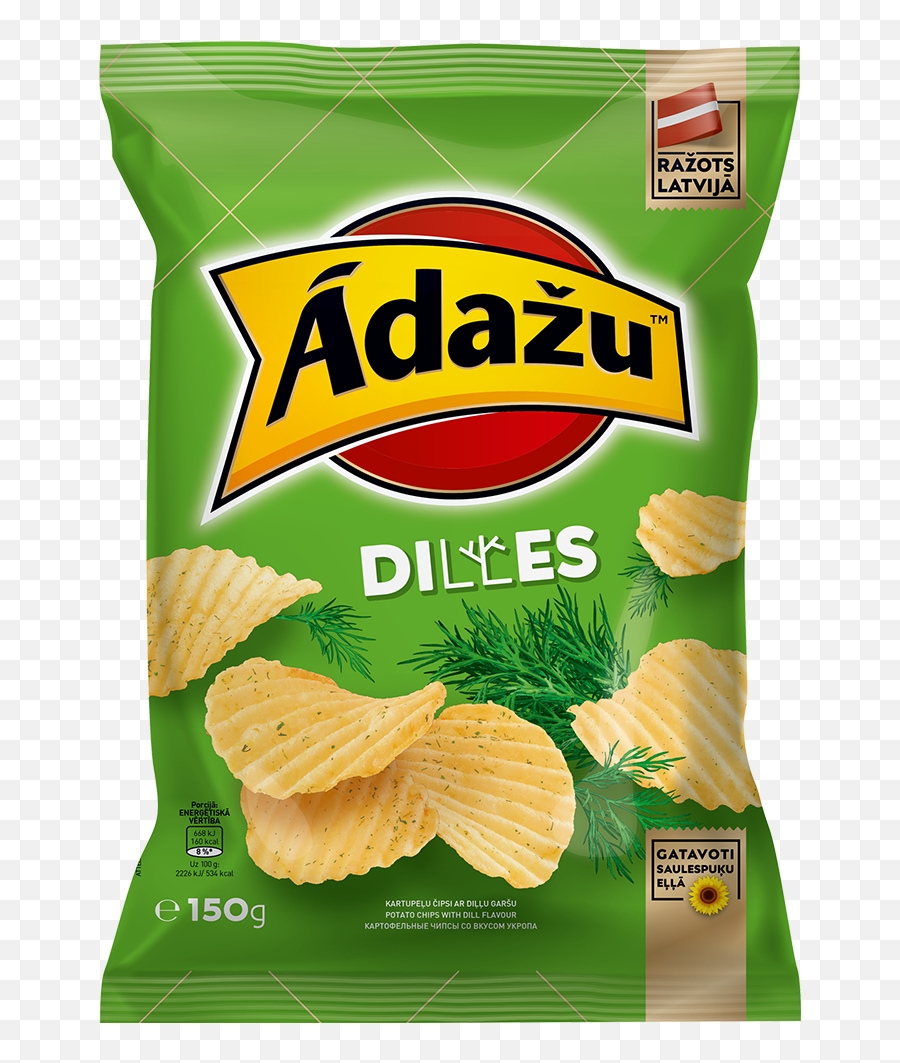 Download Potato Chips With Dill Flavour - Adazu Cipsi Png,Potato Chips Png