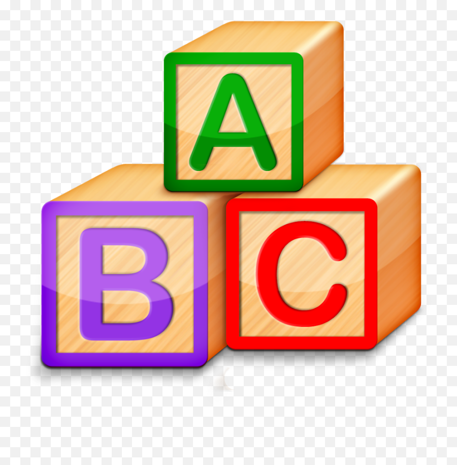 Abc Png Transparent - Letter Blocks Transparent Background,Abc Png