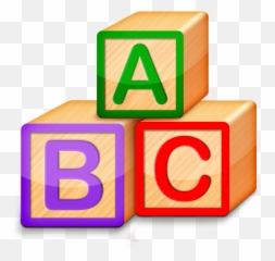Abc Png Transparent - Letter Blocks Transparent Background,Abc Png
