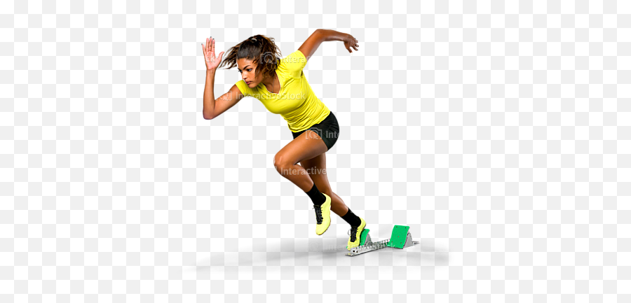Running Female Athlete Png Image - Woman Athlete Png,Athlete Png