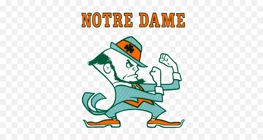 Notre Dame Fighting Irish Mascot Logo - Fighting Irish Notre Dame Logo Png,Notre Dame Football Logo