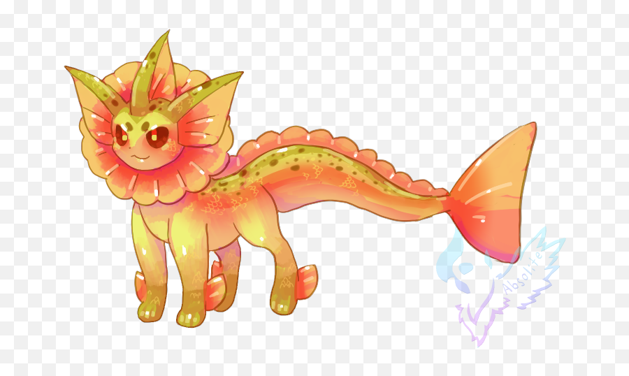 Rainbow Trout Vaporeon - Mythical Creature Png,Vaporeon Transparent