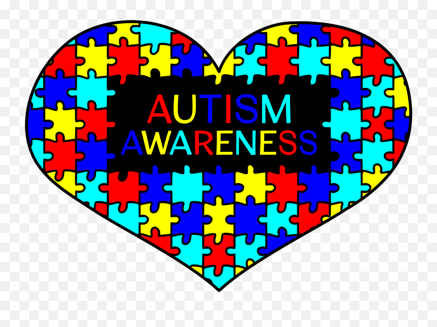 Autism Awareness Heart Clipart - Autism Puzzle Piece Png,Autism Awareness Png