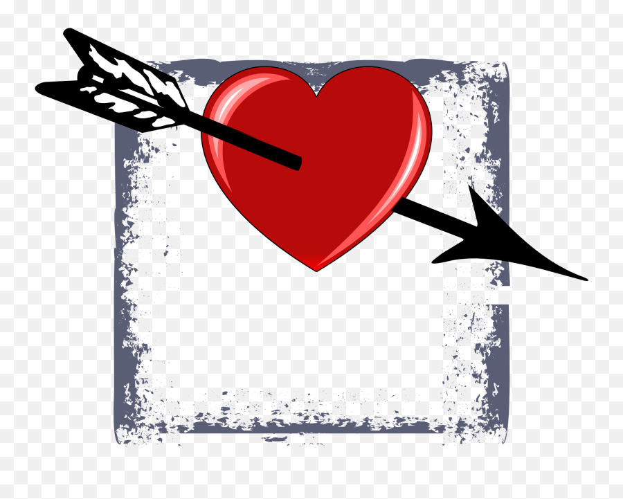 Valentine Heart Arrow Drawing Free Image - Arrow San Valentin Png,Heart With Arrow Png