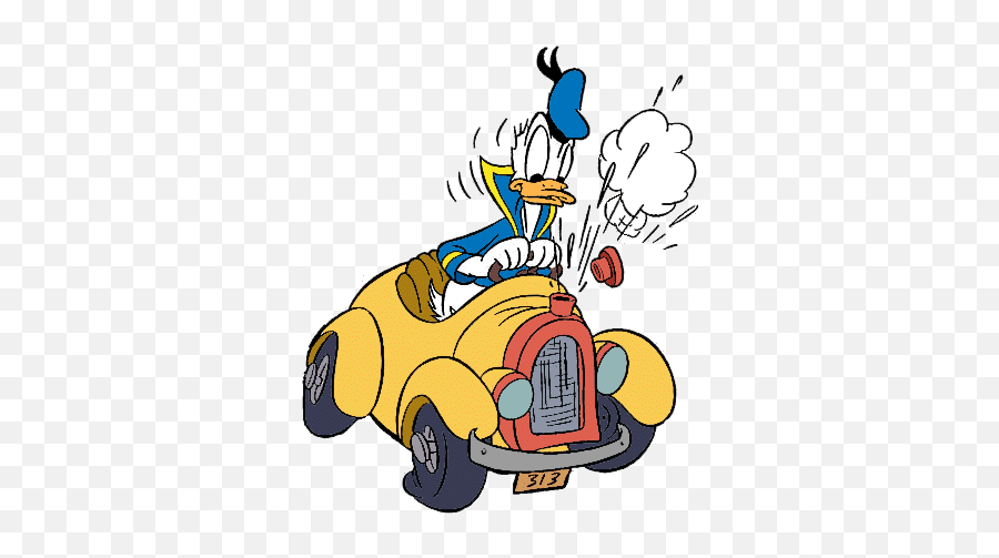 Broken Down Car Drawing - Clip Art Library Donald Duck Car Clipart Png,Broken Car Icon