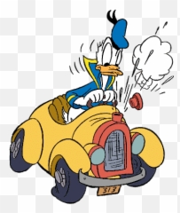 Broken Down Car Drawing - Clip Art Library Donald Duck Car Clipart png