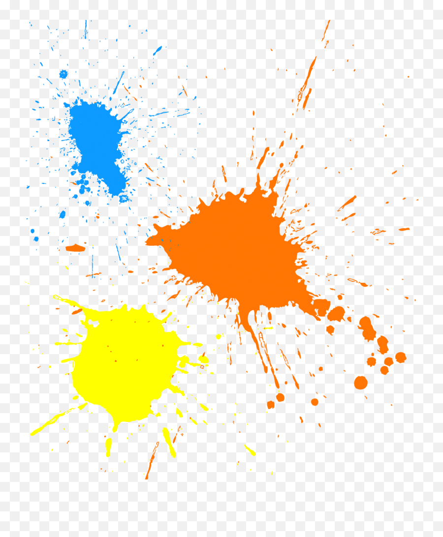 Ink Brush - Transparent Paint Splatter Background Png,Paint Brush Transparent Background