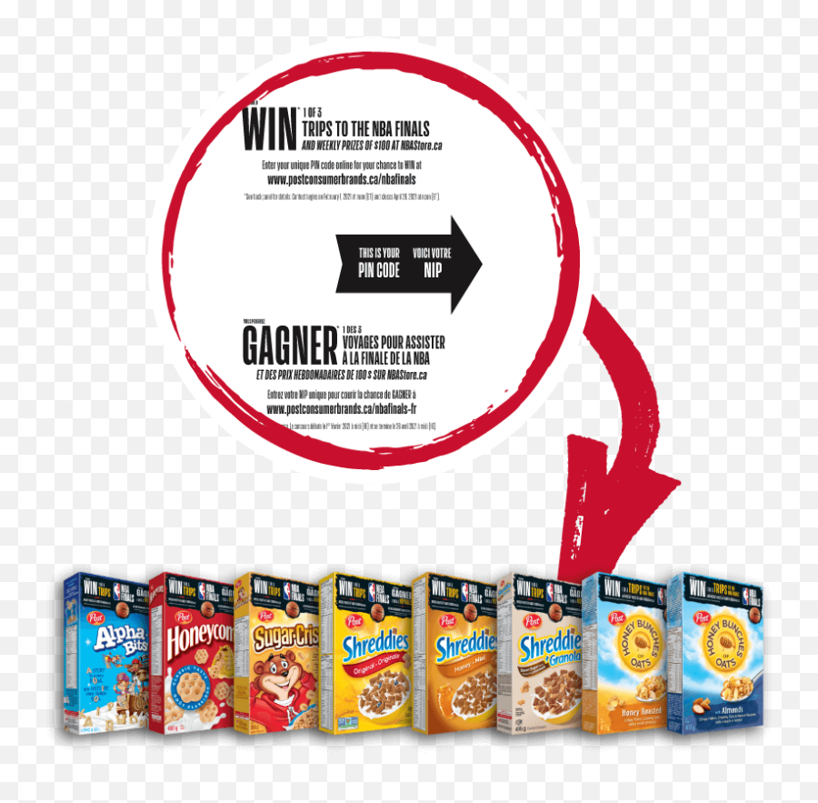 Nba Contest - Post Foods Canada Product Label Png,Nba Icon Png