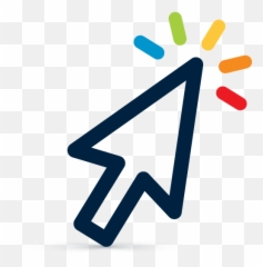 Computer Cursor Icon Maker - Mouse Pointer Logo Technology Dot png