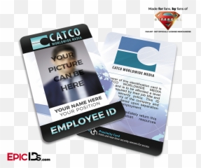 Download Hd Catco Worldwide Media U0027supergirlu0027 Employee Id - Custom Deo png