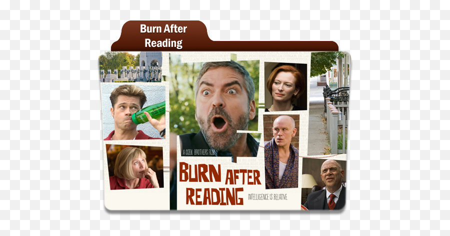 Burn After Reading Movie Folder Icon - Designbust Burn After Reading Folder Icon Png,After Icon