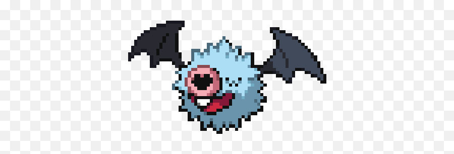 Pokemon Woobat Named Him Matzo Because He Looks Like A - Pixel Art Pokemon Woobat Png,Gladion Icon