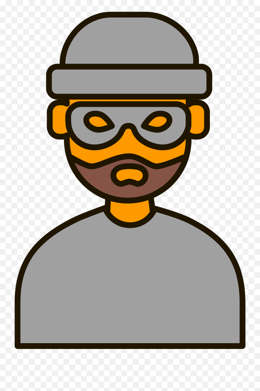 Robber Clipart Free Download Transparent Png Creazilla - Dot,Thief Mask Icon