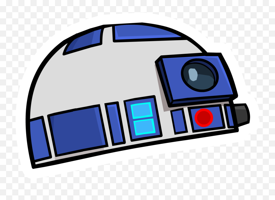 R2 D2 Clip Art - Club Penguin Star Wars Pin Png,R2d2 Png