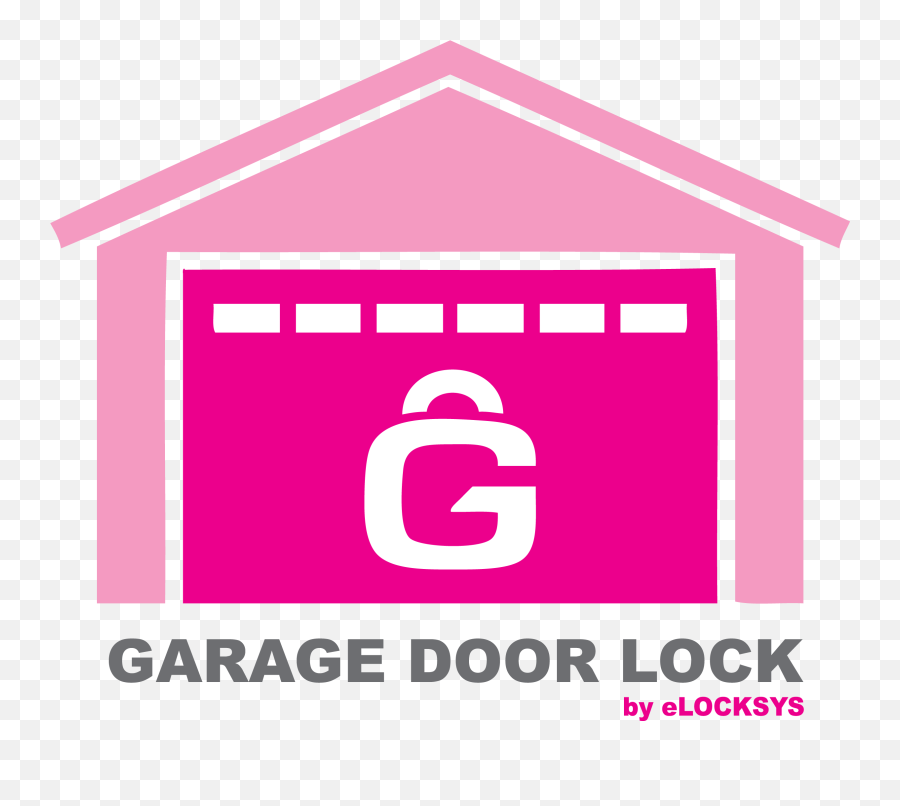 Garage Door Lock Keep Your Home Safe By Elocksys Inc - Language Png,Digital Lock Icon