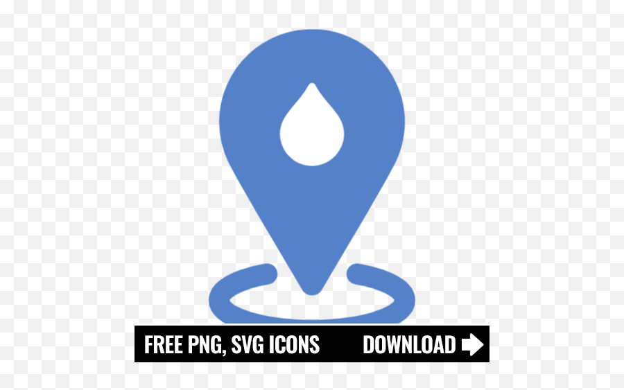 Free Water Drop Pin Icon Symbol Png Svg Download - Logo Blue Youtube Icon,Water Drop Png Icon