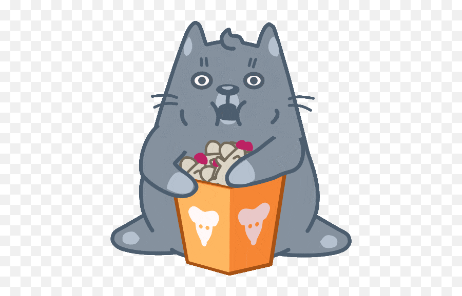 Catpower Extract From Smiley Cat Power Animation Cats - Eating Cat Cartoon Gif Png,Family Guy Icon