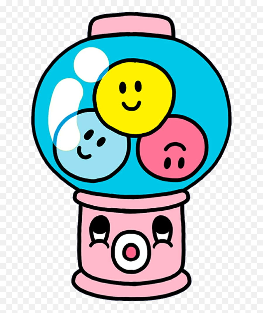 Bubblegum Gum Candy Mochi Kawaii Cute Softbot Png - Kawaii Cute Candy Png,Bubblegum Png