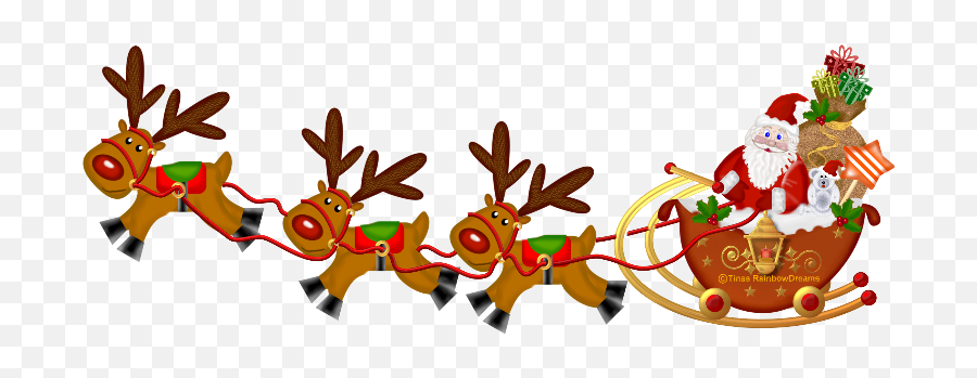 27 Reindeer Clipart Clear Background Free Clip Art Stock - Santa With Reindeer Png,Reindeer Clipart Png