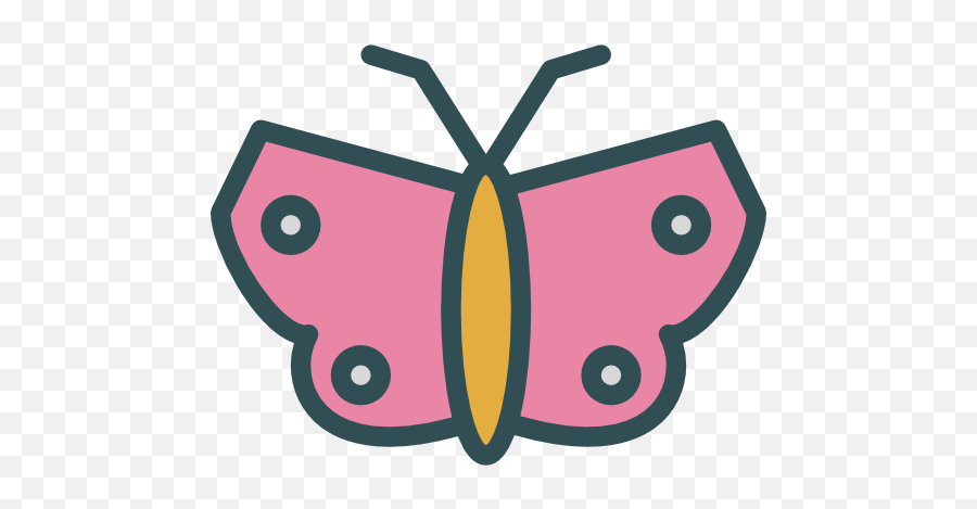 Free Icon Butterfly - Girly Png,Pink Butterfly Icon