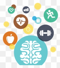 Apple Diet Dietry Health Nutrition Icon - Personal Logo Blue Brain png