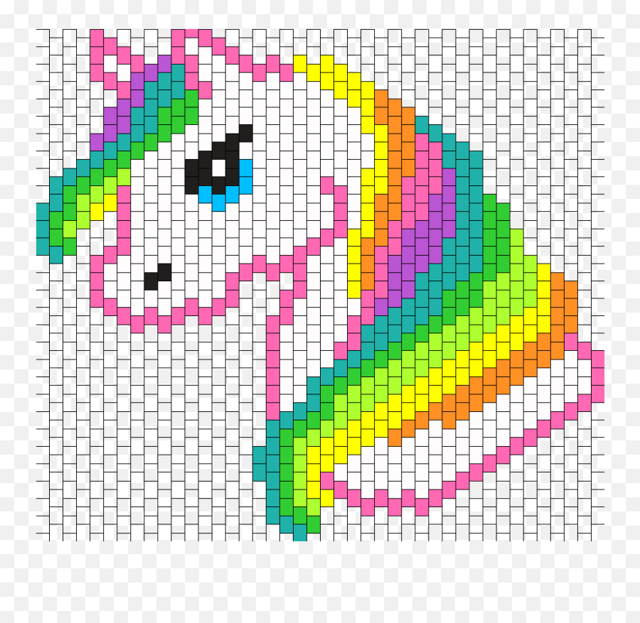 Kandi Patterns - View User Unicorn Beads Pattern Png,Kappa Icon 16x16