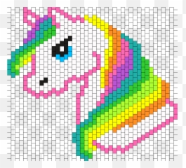 Kandi Patterns - View User Unicorn Beads png