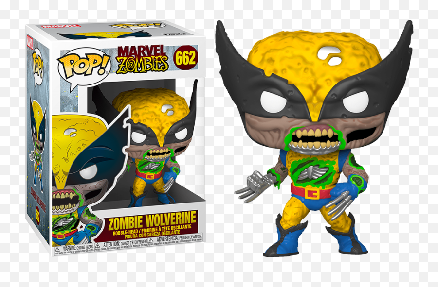 Funko Pop Marvel Zombies Zombie Wolverine 662 - Funko Pop Marvel Zombies Wolverine Png,Wolverine Icon